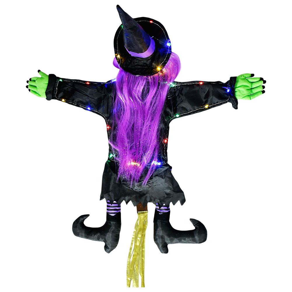 Halloween Crashing Witch Into Tree Witch Flying Prop Halloween Decoration Flying Witch Hitting Tree Funny Door Porch Tree Decors