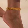 Браслет на ногу из нержавеющей стали Различные спецификации толщины цепочки Классический модный браслет на ногу Для женщин Ювелирные изделия Креативные модные подарки