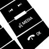 Generic Car Steering Wheel Button Caps Repair Decals Stickers Black for Ford Focus 2008 2009 2010 Automotive Interior Decor, US-001