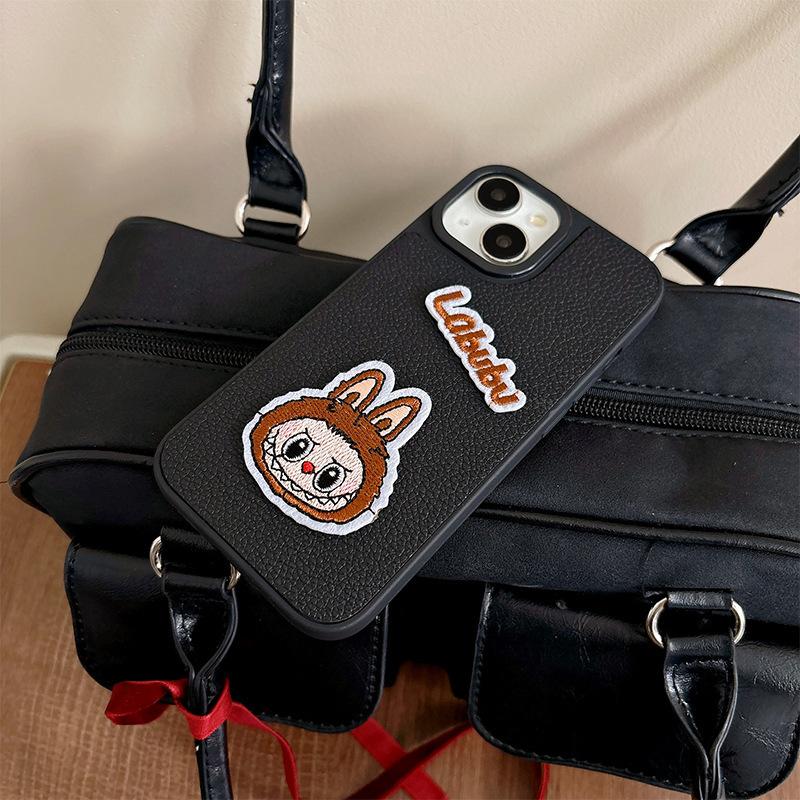 For IPhone 17 Promax Little Cloth Rabbit Phone Case for Apple 16 Leather Hard Case 14 Light Luxury 15 Women's New Style