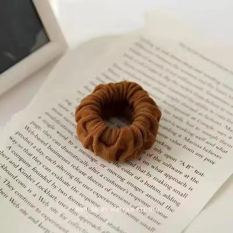 1/5/10 шт. Женская толстая высокоэластичная бесшовная резинка для волос для хвостиков - Прочная осенне-зимняя повязка на голову