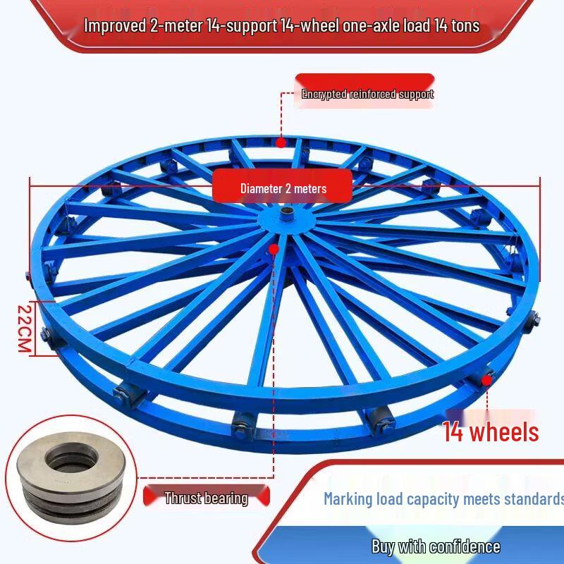 Heavy-Duty Horizontal Cable Laying Reel with Brake