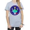 NASA Womens/Ladies Classic Globe Astronauts Cotton Boyfriend T-Shirt