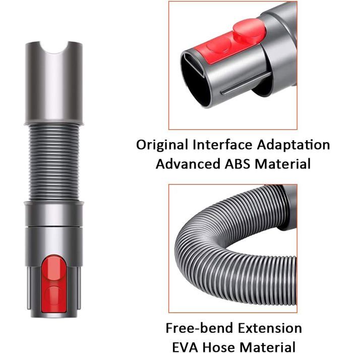 Tuyau extensible compatible Dyson V7 V8 V10 V11 SV10 SV11 – raccord ABS universel