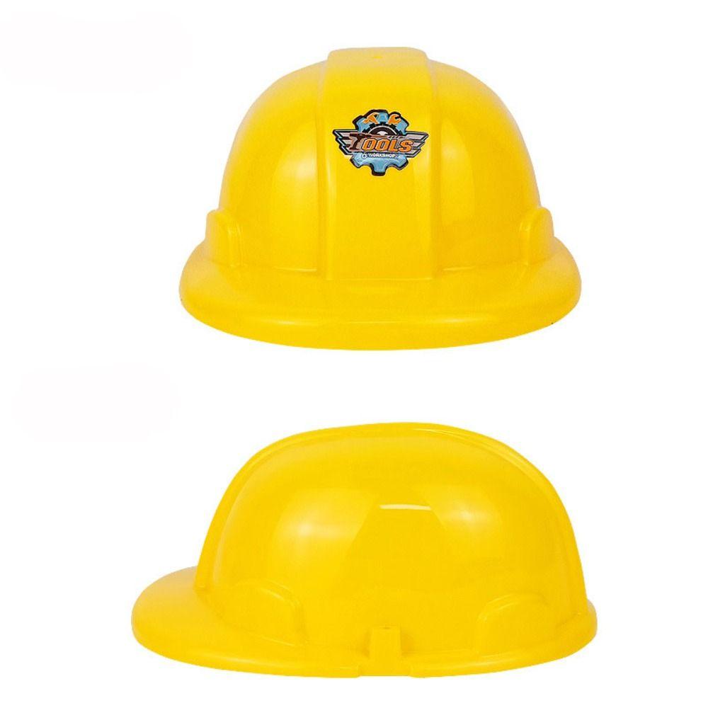 Plastic Play House Worker's Hat Construction Worker Helmet Kids Birthday Party Decor Supplies