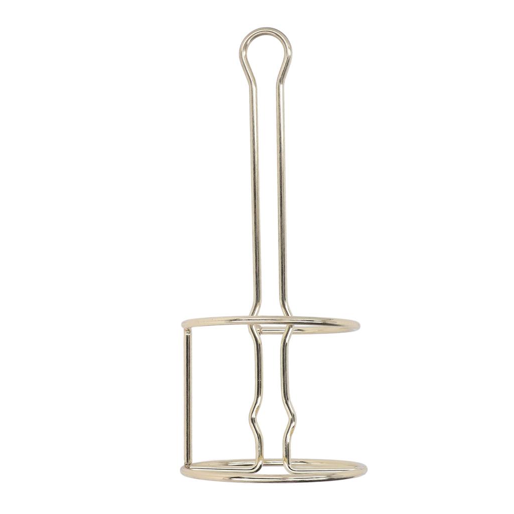 Tissue Reserve Holder Electroplating Bright Vertical Style Gold Iron Easy Cleaning Toilet Paper Stan