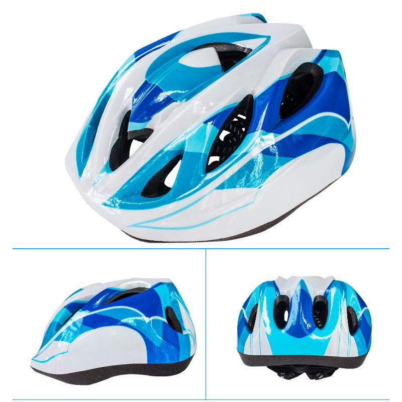 Osagie Ot6 Children's Helmet Protective Gear Set, Anti-Fall Roller Skates, Inline Skates, Skateboard, Balance Bike, Bicycle Knee Pads And Helmet, Blue
