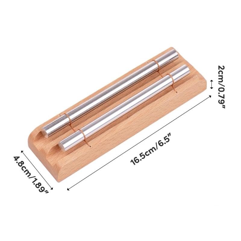 Wood Instrument Energy Chime Hand Bells Wind Chimes Orff Percussion Instrument for Classroom Management Teaching Supply