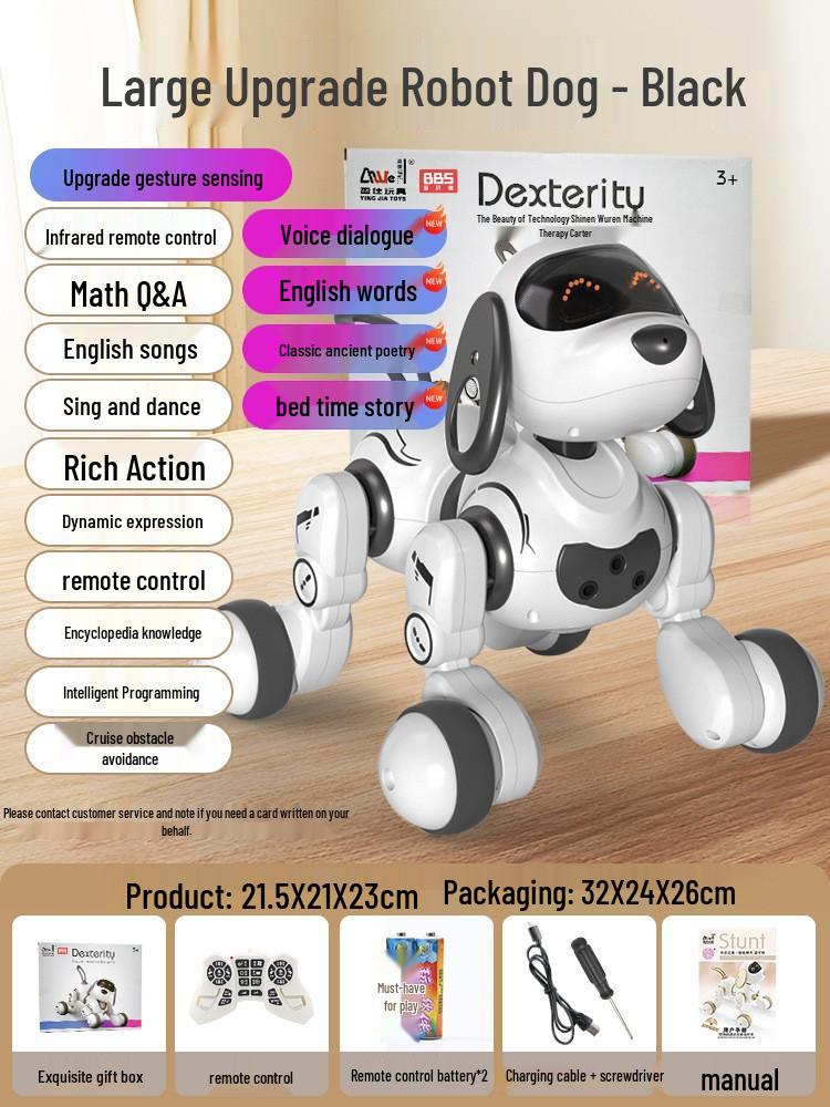Smart Remote Control Robot Pet: Educational Toy for Kids - Dog & Cat Model, Perfect Year of the Horse Gift