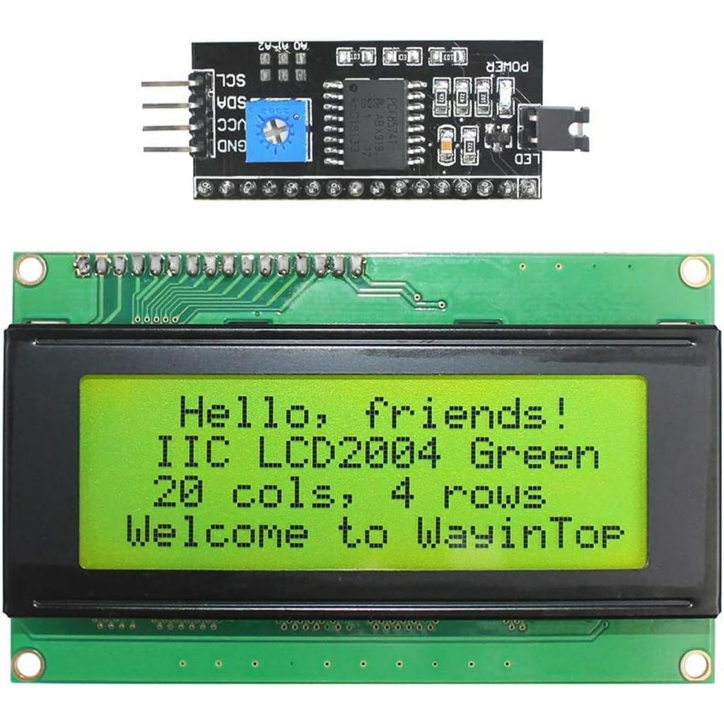 20x4 LCD Модуль Дисплея 2004 года с Адаптером Последовательного Интерфейса IIC/I2C/TWI