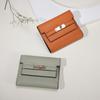 Популярный ins кошелек женский кошелек высокого класса простой корейская версия короткий женский кошелек, кожа + 30% скидка студентам