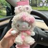 Kawaii Hello Kitty Car Seat Belt Shoulder Cover Sanrio Anime Universal Adjustable Shoulder Cute Car Interior Accessories