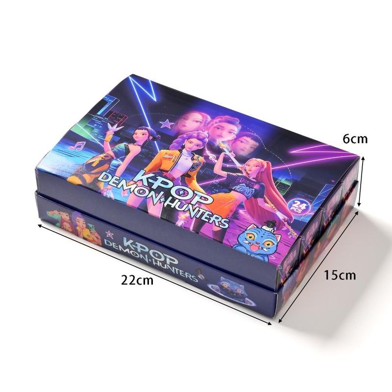 24 шт. Группа охотников на ведьм/Игрушка-сюрприз для промывки мозгов Тралареро Тралала Тунгтунгтунг Сахур Бомбардинокрокодило Фигурки Брелок @/