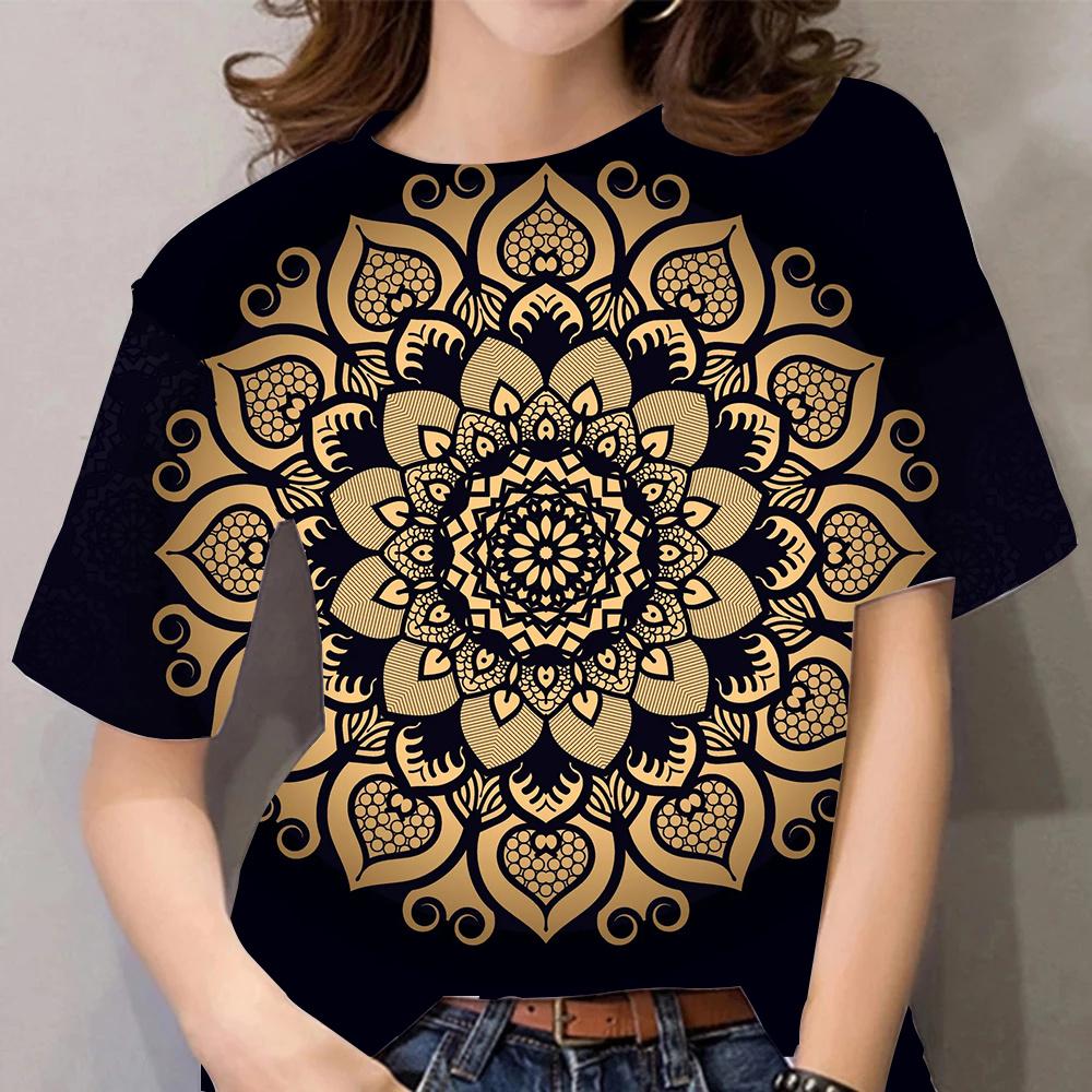 Летняя женская футболка с 3D принтом, модная женская рубашка больших размеров, футболка с коротким рукавом, топ