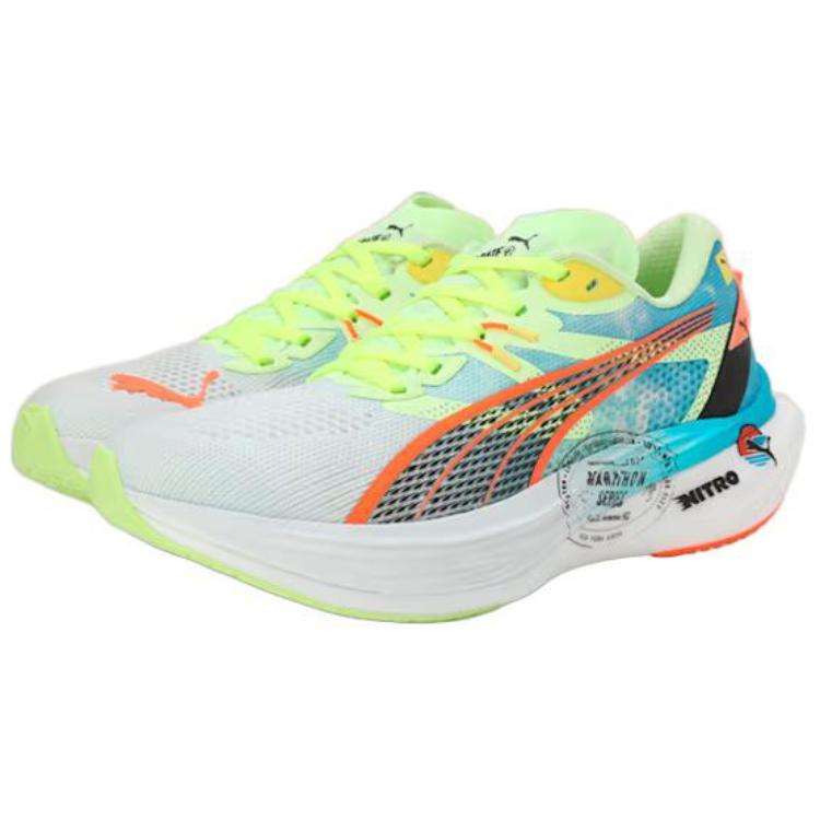 Puma Кроссовки мужские Deviate Nitro 3 Marathon Series Blue Nitro-Blue Fizzy-Apple 310195-01