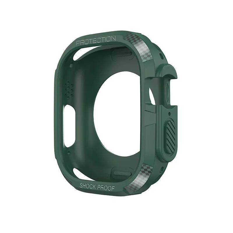 Чехол из ТПУ для Apple Watch Ultra 49 мм, бампер без защитного экрана, защитная рамка, устойчивая к царапинам для iWatch Ultra2