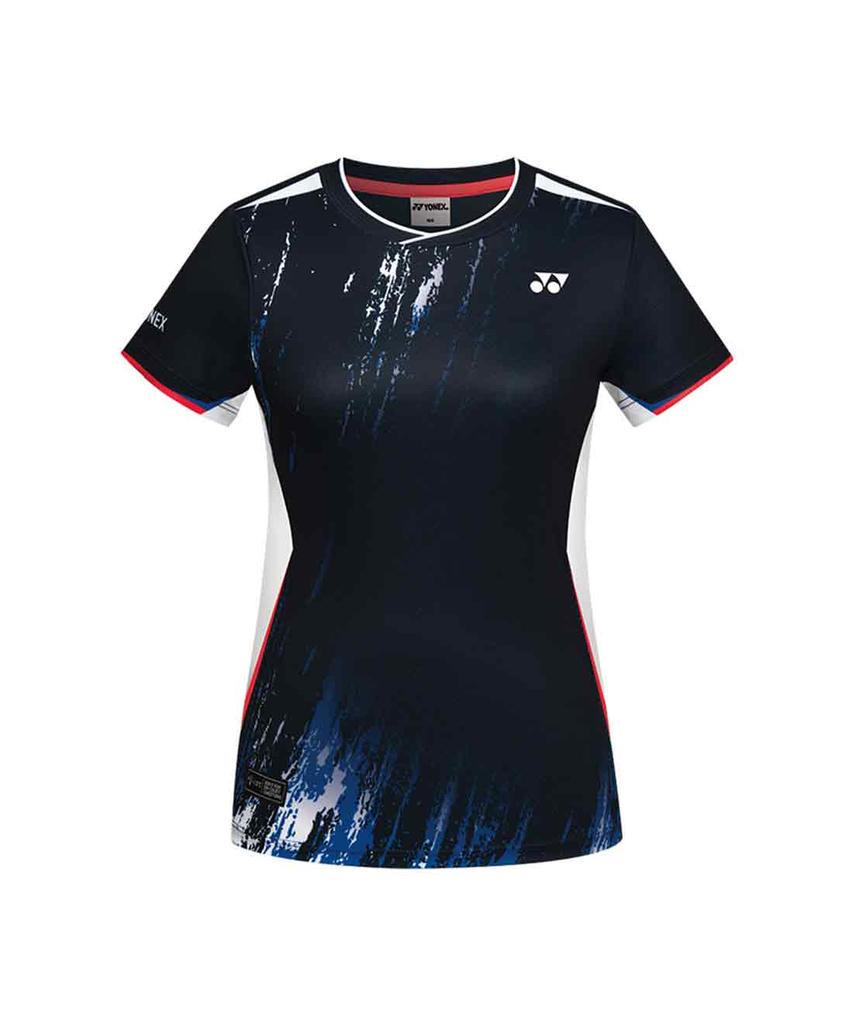 YONEX 261Ts040F Полуночный Черный Женская Щетчатая Точка Игровая Одежда