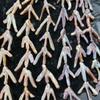36см Уникальная нить жемчуга в барочном стиле в форме когтя 30-35мм Крупный неправильный пресноводный жемчуг для statement-украшений в стиле бохо