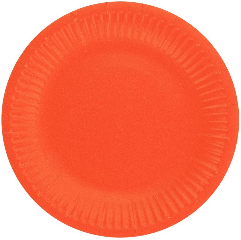 Paper Plates Single Color Red 18 6 Pcs