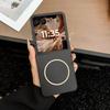 Ретро складной экран кожаный чехол для Motorola Razr 50 60 Ultra Магнитное крепление Беспроводная зарядка Защитная крышка для телефона