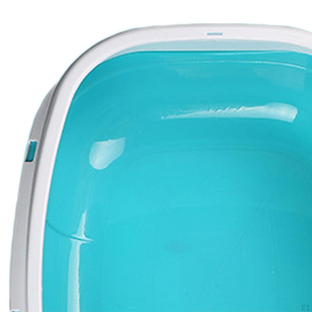 Cat Deep Toilet Durable Sifting Anti Splashing Sand Box Open Cats Litter Pan for Small Medium Large