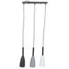 E27 Modern Simple Pendant Lamp Shade 3 Heads Hanging Light for Living Room Kitchen Cafe Decor