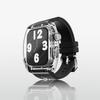 BEEFLYPOWER Explosive Reform Richard Transparent case Integrated Mod Strap for Apple Iwatch 9 SE 8 7 6 5 Band Series 11 10