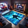 1pc Attack on Titan3 Print Area Rug - Soft, Washable Non-Slip Indoor Mat for Office Chairs, Living Room, Home Office Decorative Rug