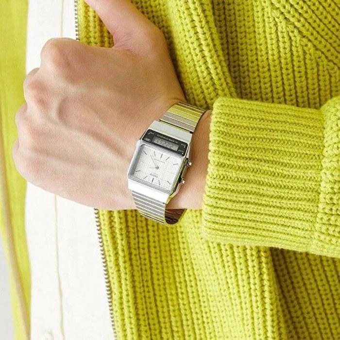 Casio Uni Watch - Сталь - Серебристый - 32 мм, AQ-800E-7AEF