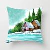 Christmas Home Pillowcases Christmas Printed Bed Home Decoration Cushion Covers Christmas Decorative Pillowcases