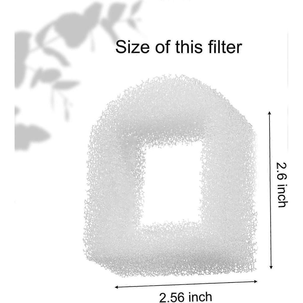 (12 Pcs) Cat Water Fountain Foam Filters, Compatible with Multiple Pet Fountain Dispenser Sponge Filters
