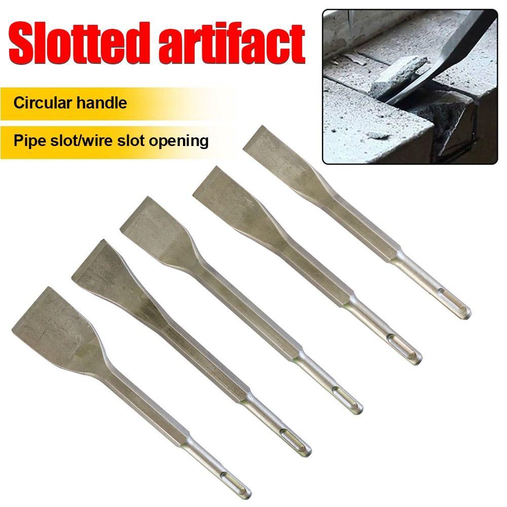 Изогнутая плоская зубило с локтевой головкой, стальная электрическая дрель-перфоратор, ударная дрель-перфоратор для кирпича