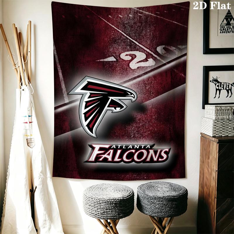 Настенный гобелен Atlanta Falcons Эстетичный настенный подвес Печатная ткань Одеяло Декоративные гобелены для спальни гостиной Домашний декор