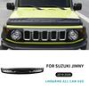Для Suzuki Jimny 2019 2020 2021 2022-2026 Дефлектор капота от песка Подходит для 3-дверного 5-дверного Пылезащитный Защитная крышка двигателя Мод Автоаксессуары