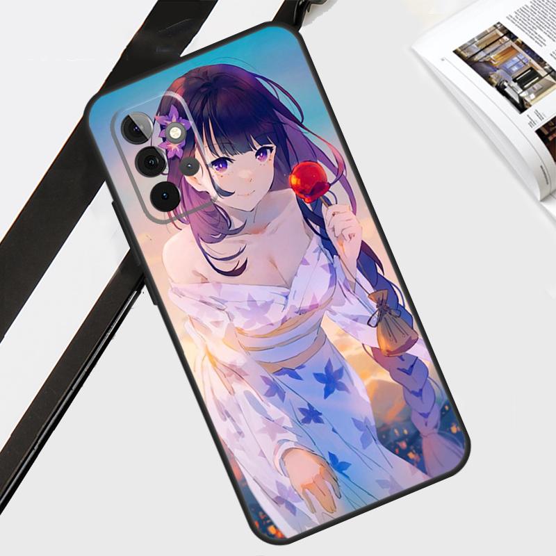 Чехол Genshin Impact Райдэн Сёгун для Samsung Galaxy A55 A35 A15 A56 A36 A26 A16 A06 A54 A34 A14 A12 A22 A32 A52 A13 A53
