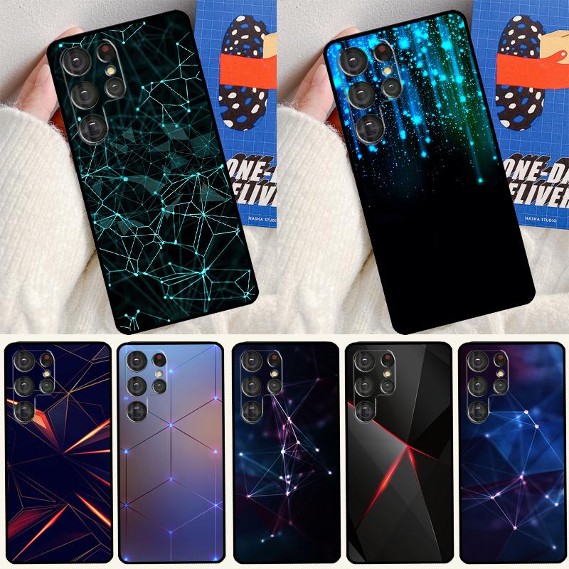 Чехол для телефона Lines Point Light для Samsung Galaxy S25 Ultra S24 Ultra S9 S10 S20 S21 S22 Plus S23 S24 FE