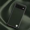 Чехол для Google Pixel 6 Pro Роскошный Мягкий Веганская кожа Текстурированный Тонкий Защитный Задняя крышка Чехол для Google Pixel6 6Pro корпус телефона