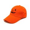 Lightweight Halloween Baseball Cap UV Protection Sunshade Cap Funny Pumpkin Embroidery Hat  Outdoor