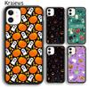 Ghost Pumpkin HALLOWEEN TRICK TREAT SCARY CREEPY Phone Case For iPhone 14 5 6s 7 8 Plus X XR XS 11 12 13 Pro Max Galaxy S21 S22