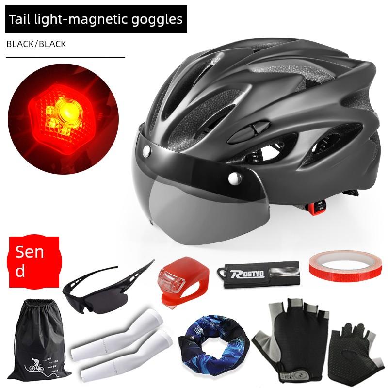 Men's and Women's Breathable Bicycle Goggles Helmet with Cycling