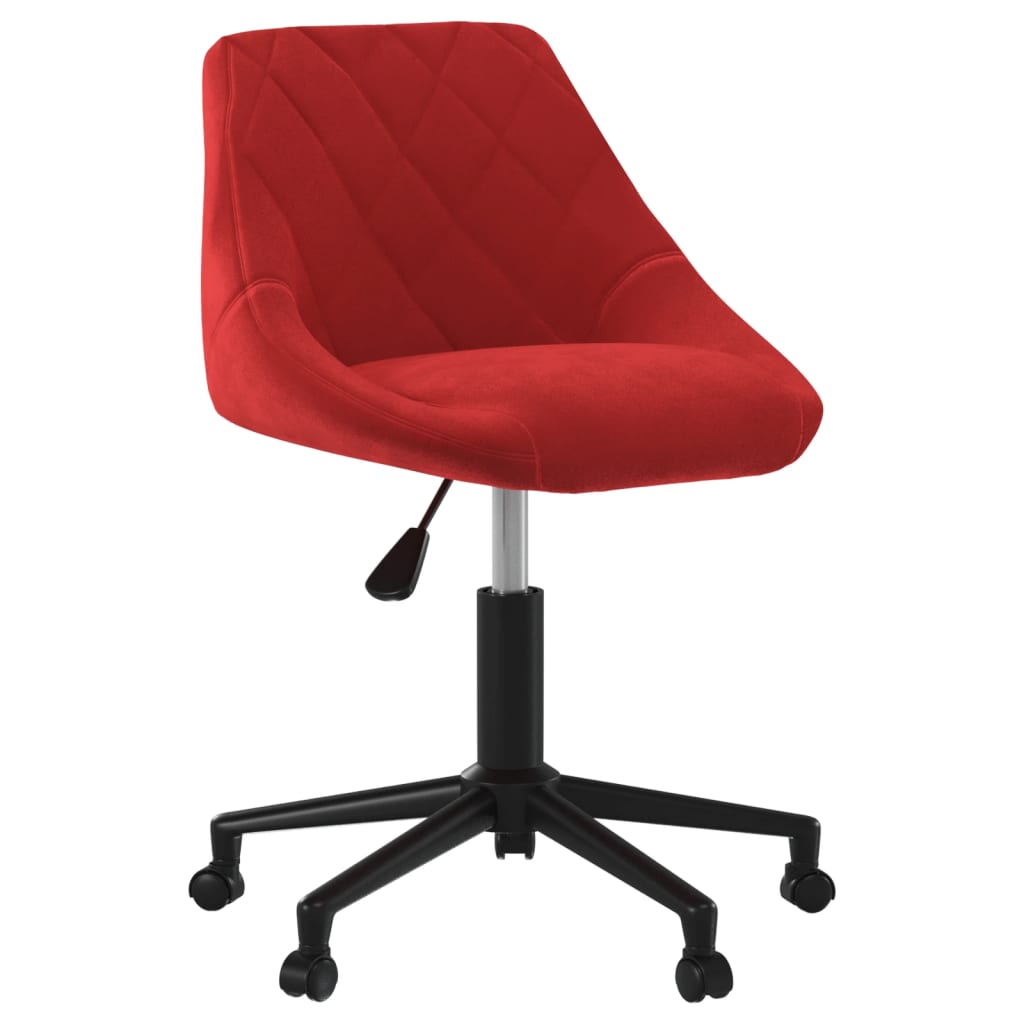 Dining Room Chair Swivel Burgundy Velvet