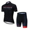 Unisex Cycling Jersey Set Short Sleeve Bib Shorts Breathable Moisture Wicking Bike Wear