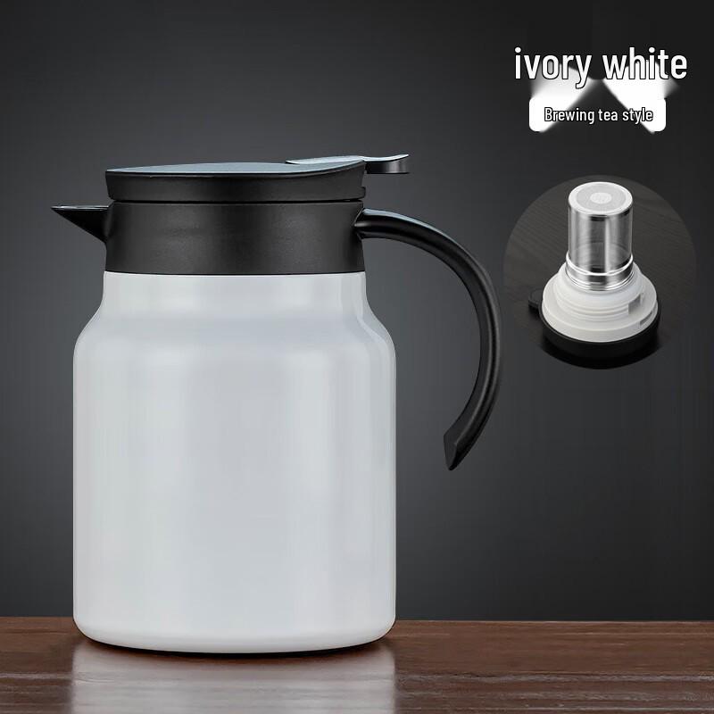 Home Tea Steeping Teapot: Stainless Steel Thermos for Old White Tea & Water Separation