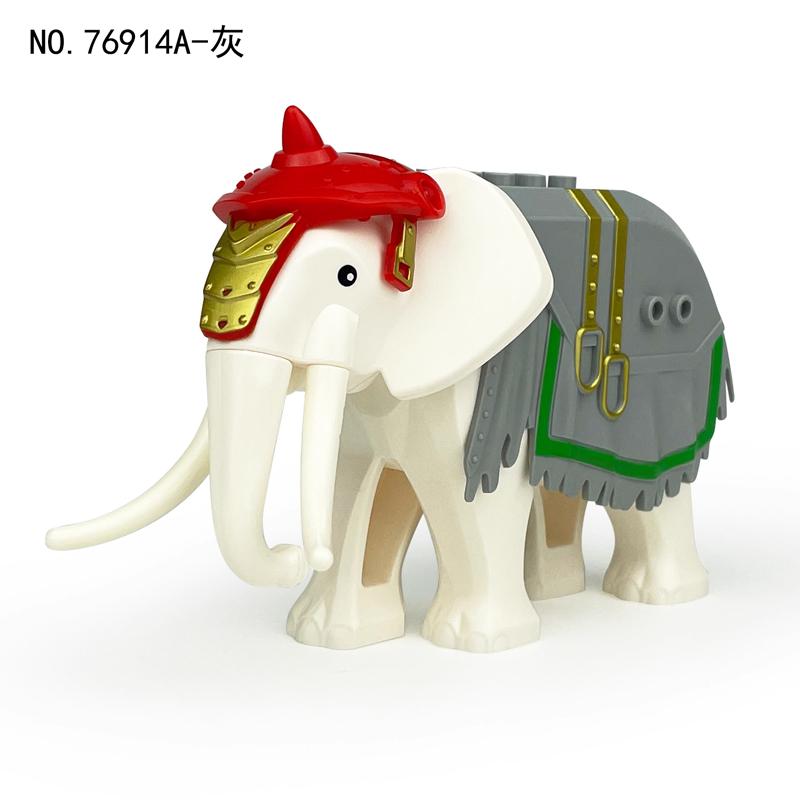 Конструктор MOC Животные Зоопарк Слоны Тигры Шимпанзе Лось Медведи Овцы Верблюд Лошадь Крокодил Леопард Мини Декоративные Кирпичики T11