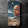 The Godfather TV Soft Phone Case for iPhone 16 16E 17 Air 15 Pro Max 14 Plus 13 Mini 11 12 7 Black Cover Back Shell