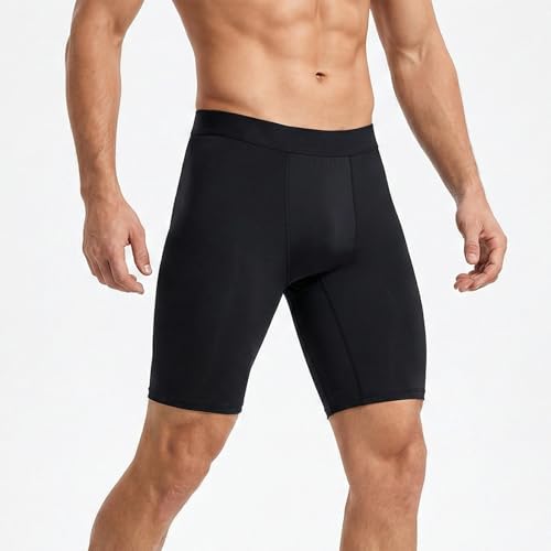 Men's Compression Shorts, Stretch Athletic Base Layer for Running Gym Workouts Fitness and Sports Training