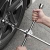 18 Inch Universal Heavy Duty Lug Wrench 4 Way Tire Iron Wrench
