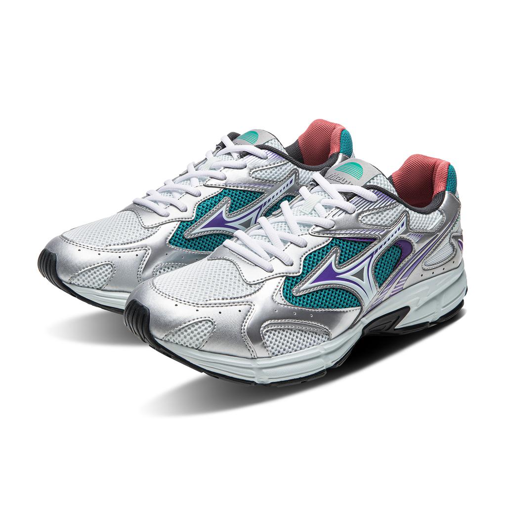 Mizuno Speed 2K Ретро Цветные Блоки Модные Спортивные Низкие Беговые Кроссовки Унисекс Кеды Бирюзовый D1GH252903