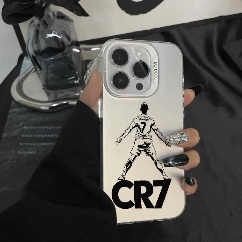 Чехол Mr Football C-cR7-R-Ronaldos для Xiaomi Redmi 14C 13C 12C 12 10C 10 Note 14 13 12 Pro Plus 10 10s 11 11S 4G 5G Жесткий