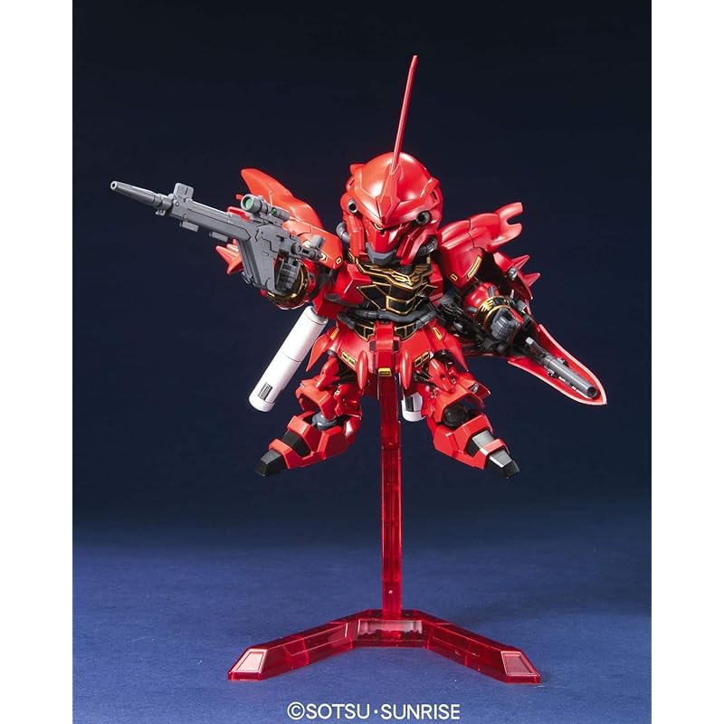 SD Gundam BB Senshi No.365 Мобильный костюм Gundam UC MSN-06S Sinanju Цветная пластиковая модель